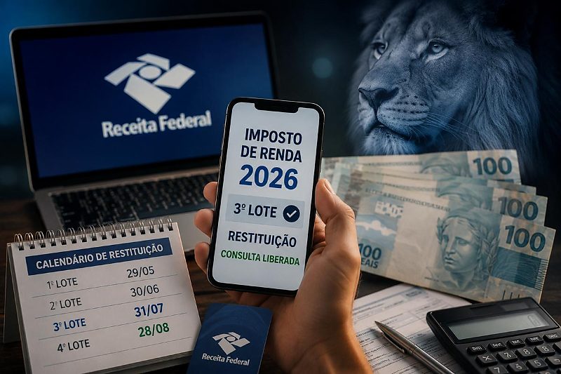 Receita Federal libera consulta ao 3º lote da restituição do Imposto de Renda nesta sexta-feira (24)